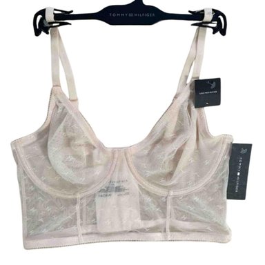 BRASIER BUSTIER TOMMY HILFIGER MESH ROSEWATER