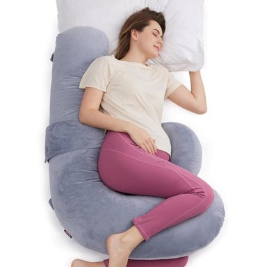 ALMOHADA DE EMBARAZO MOMCOZY EN FORMA DE F