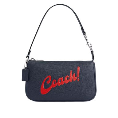 CARTERA COACH CU250 CUERO AZUL NOLITA 19 GRAPHIC