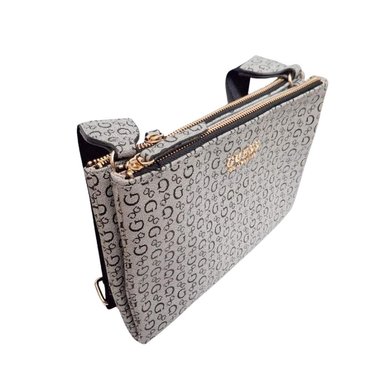 CARTERA CROSSBODY GUESS JONESVILLE MINI GRIS - 2