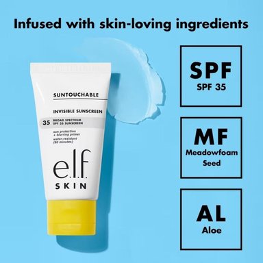 PROTECTOR SOLAR INVISIBLE Y PRIMER E.L.F. COSMECTICS SUNTOUCHABLE FPS 35 - 50 ML - 4