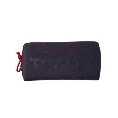 BILLETERA CON CIERRE PARA MUJER TOMMY HILFIGER AZUL