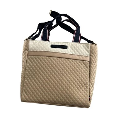CARTERA TOTE TOMMY HILFIGER QUILTED - BEIGE