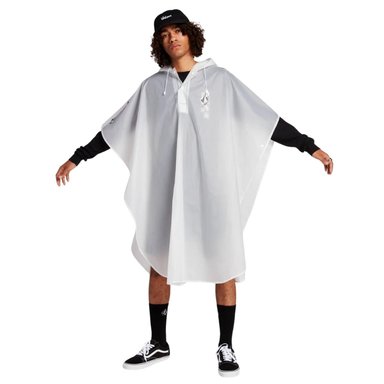 PONCHO PARA LA LLUVIA VOLCOM BLANCO