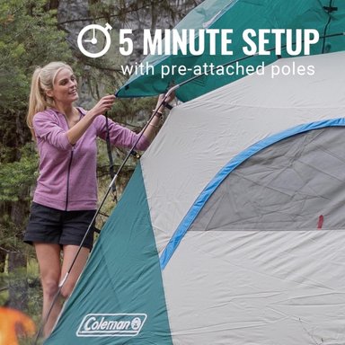 CARPA COLEMAN SKYDOME CON TOLDO Y BOLSA DE TRANSPORTE LIBRE DE PFAS - 4 PERSONA - 4