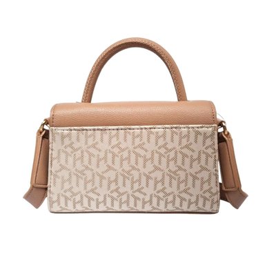 MINI CARTERA TOMMY HILFIGER JACQUAR MARRON - 2