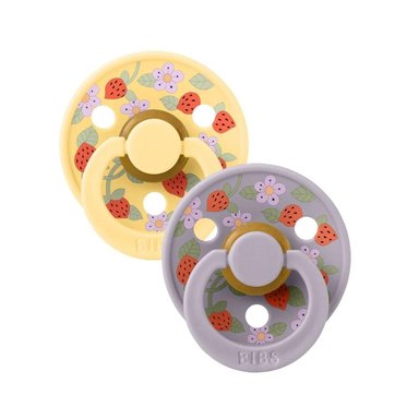 SETX2 CHUPONES BIBS X LIBERTY 6-18 MESES - STRAWBERRIES Y CREAM