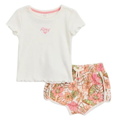 SET POLO Y SHORT ROXY PARA NIÑAS