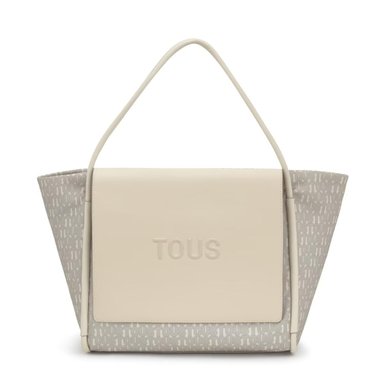 CARTERA CAPAZO TOUS SILHOUETTE SOFT BEIGE MULTI