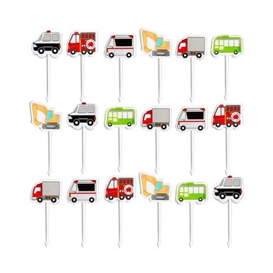 PICKERS O MONDADIENTES DE CARRITOS Y CAMIONES - 18 UNIDADES