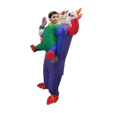 DISFRAZ INFLABLE PARA ADULTO - PAYASO