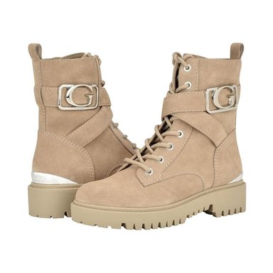 BOTAS DE COMBATE PARA MUJER GUESS ORANA - BEIGE - 1