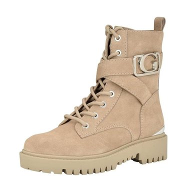 BOTAS DE COMBATE PARA MUJER GUESS ORANA - BEIGE - 2