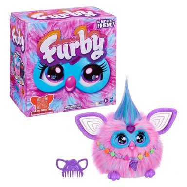JUGUETE INTERACTIVO FURBY COTTON CANDY - VERSION INGLES - 3