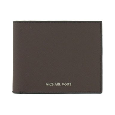 BILLETERA BIFOLD HOMBRE MICHAEL KORS SLIM - MARRON OSCURO