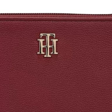 BILLETERA MUJER TOMMY HILFIGER ZIP AROUND - CHERRY - 5