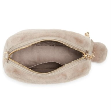 CARTERA CROSSBODY GUESS VANNA FUR - BEIGE - 3