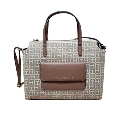 CARTERA TOMMY HILFIGER MONOGRAM - BEIGE - 1