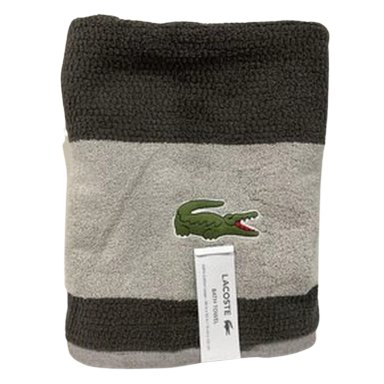 TOALLA DE BAÑO LACOSTE 100 ALGODON - PLOMA