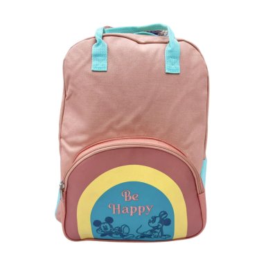 MOCHILA DISNEY BE HAPPY - SALMÓN