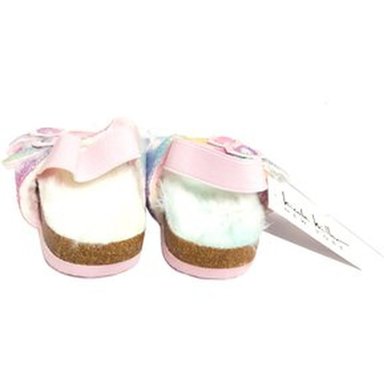 SANDALIAS SLIDE NICOLE MILLER PARA NIÑAS - ROSA MULTICOLOR T:10(19CM) - 3