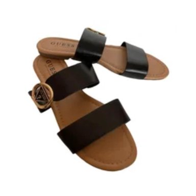 SANDALIAS MUJER GUESS DOBLE TIRA - NEGRO - 1