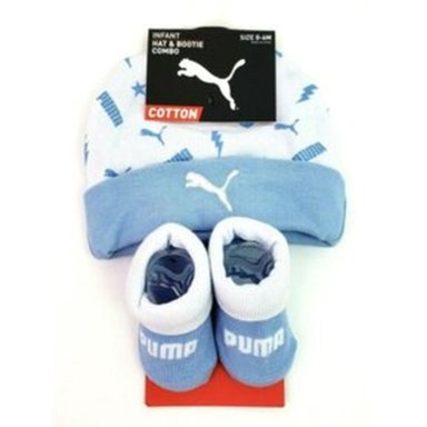 GORRO Y MEDIAS BOTÍN NIÑA PUMA - AZUL