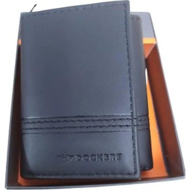 BILLETERA TRIFOLD DOCKERS PARA HOMBRE - NEGRO