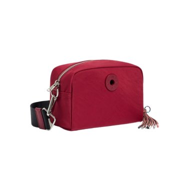 BOLSO BANDOLERA BIMBA Y LOLA CON LLAVERO - ROJO