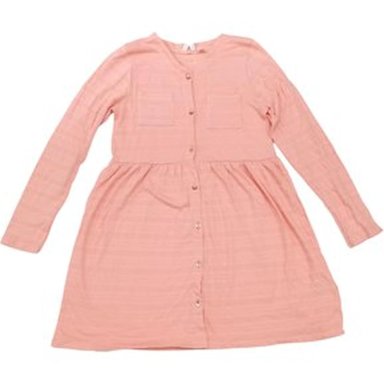 VESTIDO MANGA LARGA ROXY PARA NIÑA- CORAL