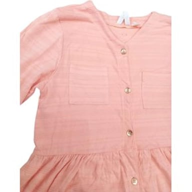 VESTIDO MANGA LARGA ROXY PARA NIÑA- CORAL - 2