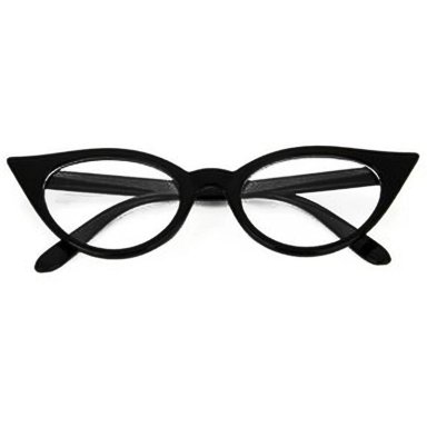 MONTURA DE LENTES DE CAT EYE SMALL - NEGRO MATE