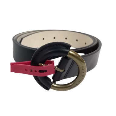 CINTURÓN O CORREA PARA MUJER CIRCULAR LEVIS - NEGRO