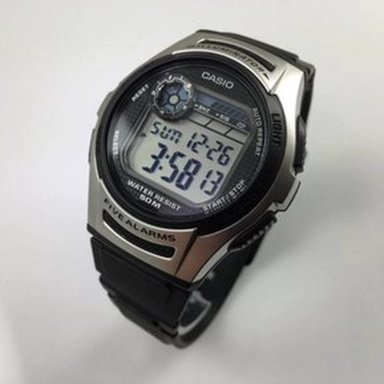 RELOJ DEPORTIVO DIGITAL PARA HOMBRE CASIO CON CORREA DE RESINA NEGRA W213-1AV - 2