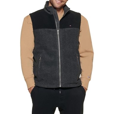 CHALECO POLAR HOMBRE TOMMY HILFIGER NEGRO-GRIS - 1