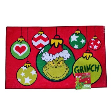 TAPETE O ALFOMBRA NAVIDEÑA THE GRINCH 50X81CM