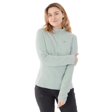 POLAR SENDERISMO MUJER QUECHUA MH100 - VERDE - 1