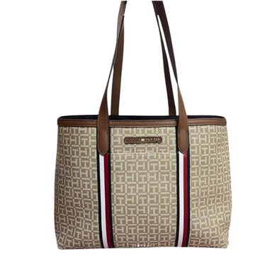 CARTERA TOTE TOMMY HILFIGER MONOGRAM STRIPES