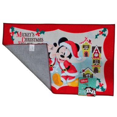 TAPETE O ALFOMBRA NAVIDEÑA MICKEY MOUSE DISNEY 50X81CM - 2