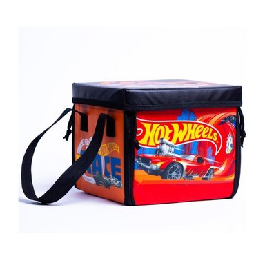 CAJA DE ALMACENAMIENTO Y PLAYMAT HOT WHEELS