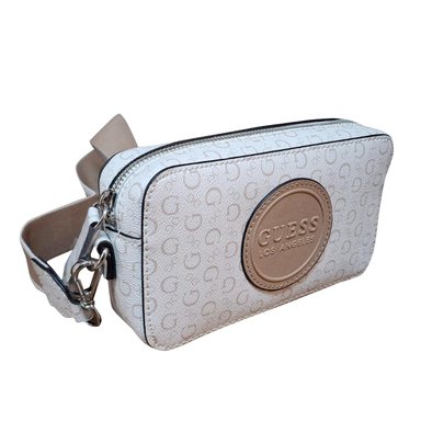 CARTERA CROSSBODY GUESS FLEURA MINI - BEIGE