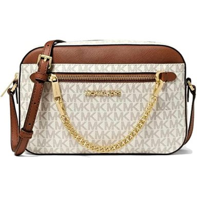 CARTERA O CROSSBODY MICHAEL KORS CHAIN JET SET - BEIGE TAMAÑO TALLA ÚNICA