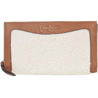 BILLETERA JESSICA SIMPSON VIENNA DBL GUSSER BIFOLD MARRON TAMAÑO TALLA ÚNICA