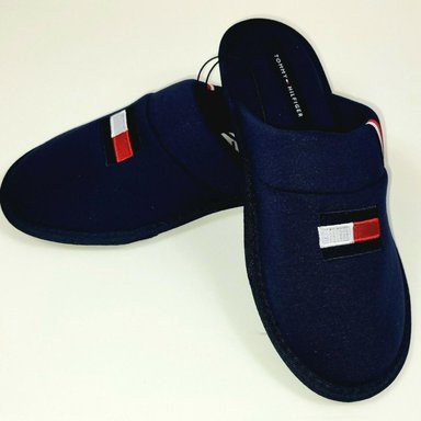 SLIPPER PANTUFLAS O BABUCHAS TOMMY HILFIGER AZUL - 7 - 1