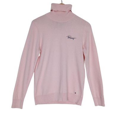 CHOMPA PARA MUJER TOMMY HILFIGER CUELLO TORTUGA - ROSA