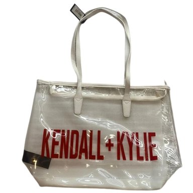 CARTERA TRANSPARENTE KENDALL + KYLIE RED LETTERS TAMAÑO TALLA ÚNICA