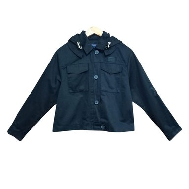 CASACA PARA MUJER TOMMY HILFIGER CON CAPUCHA - NEGRA