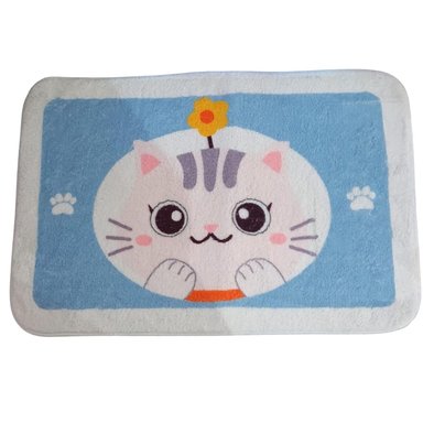 TAPETE INTERIOR 60X40CM - GATITO TAMAÑO TALLA ÚNICA