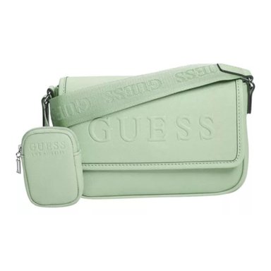CARTERA CROSSBODY GUESS HADDINGTON CON LLAVERO - VERDE TAMAÑO TALLA ÚNICA