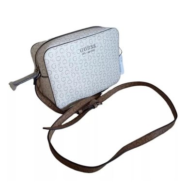 CARTERA CROSSBODY GUESS HENSLEY MINI - BLANCO TAMAÑO TALLA ÚNICA